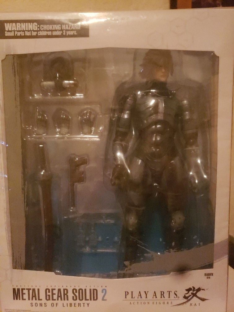 Play Arts Metal Gear Solid 2 Sons Of Liberty Kai Action Figure