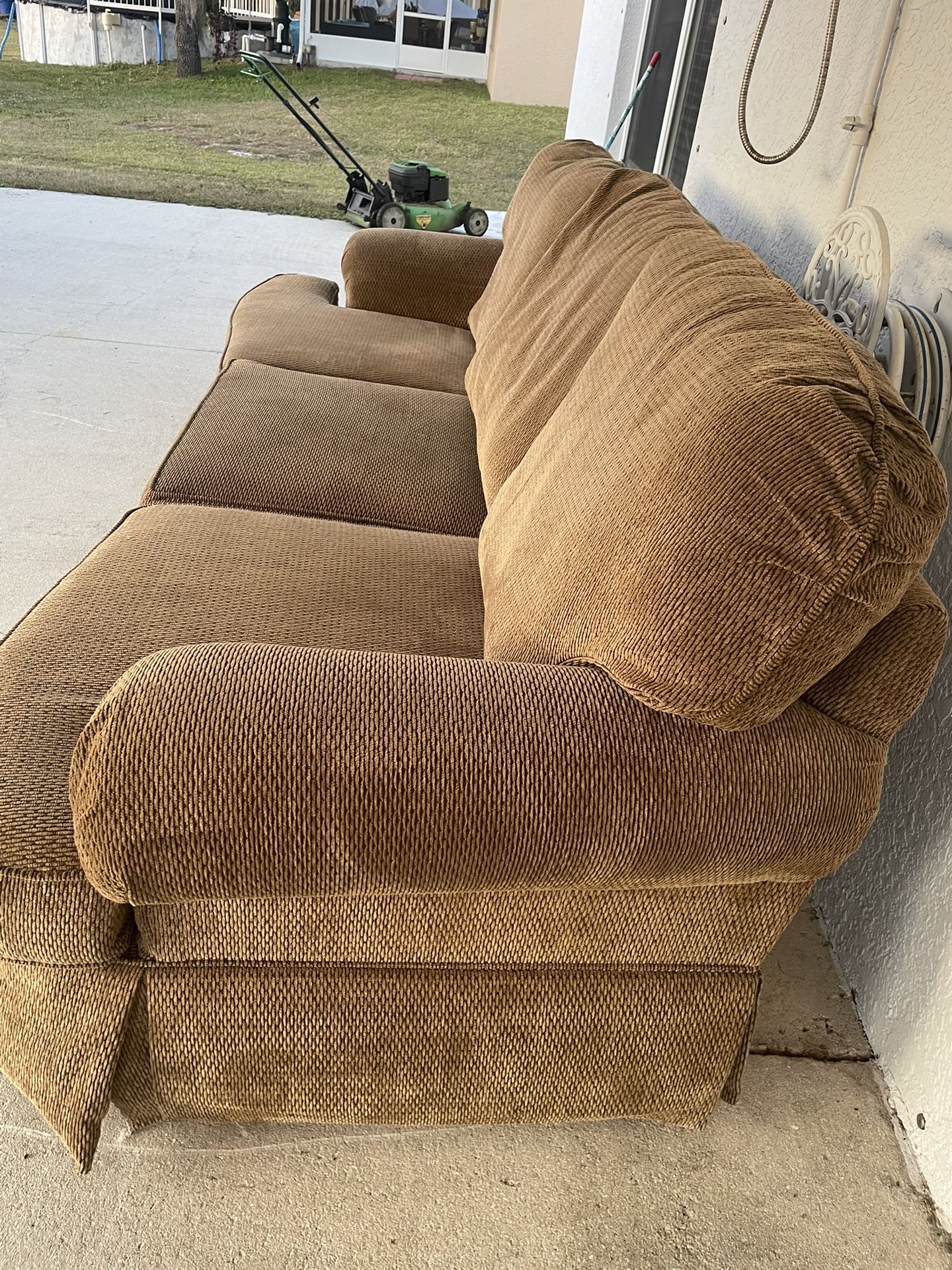 Brown Sofa. Pretty Clean & Comfy. No Rips Or Tears