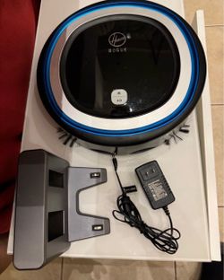 Hoover Rogue 970 App Controlled Robot Vacuum Won’t charge Might need new battery for parts / or for repair As is, Comes with Dock / power supply
