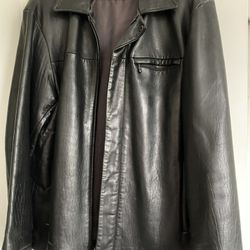 Men’s Large Leather Coat