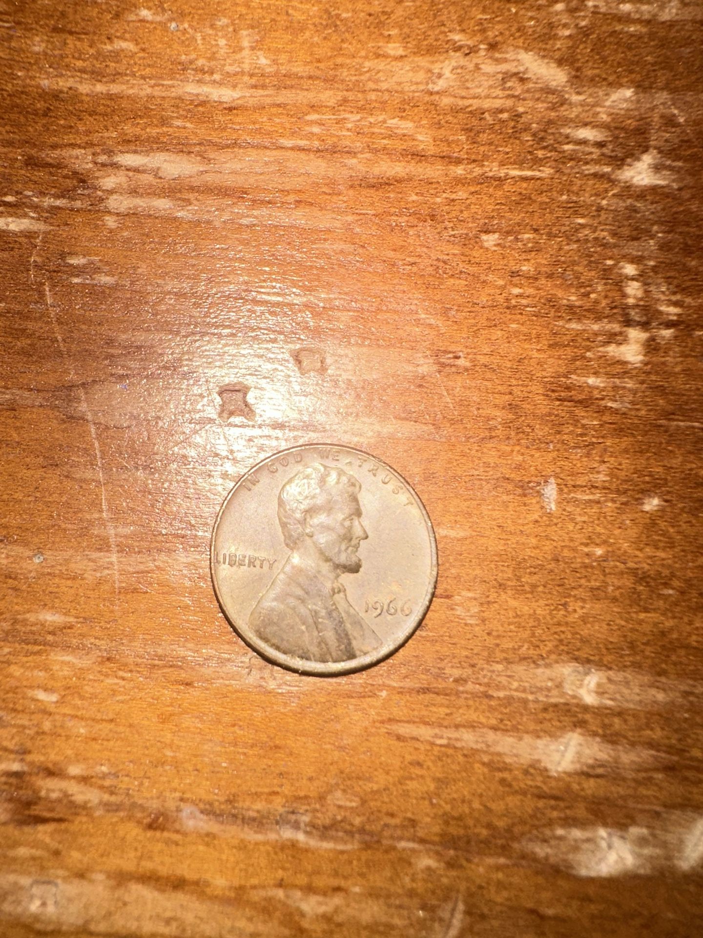 1966 Penny Without Mint Mark!