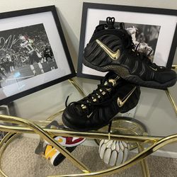 Nike Air Foamposite Pro Black Metal Gold