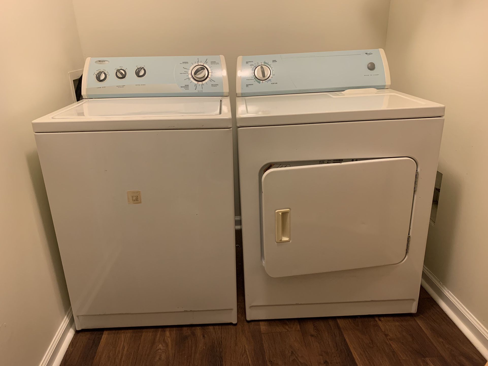 Washer And Dryer. 