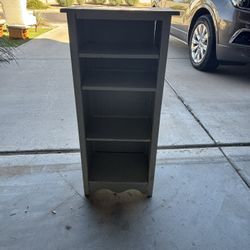 Small White Shelf / Open Cabinet 