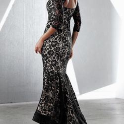 Beautiful Black Lace Gown
