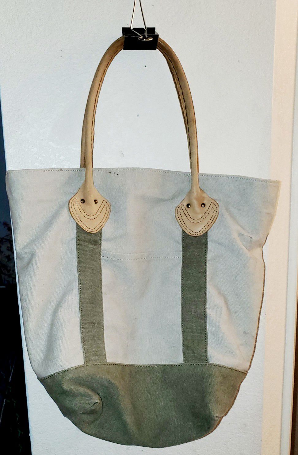 LL bean tote bag with pockets