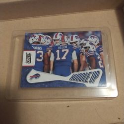 2023 Score Huddle Up #12 Josh Allen Buffalo Bills Official NFL Football Card 