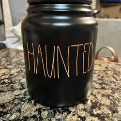 UFT RAE DUNN HAUNTED CANISTER 