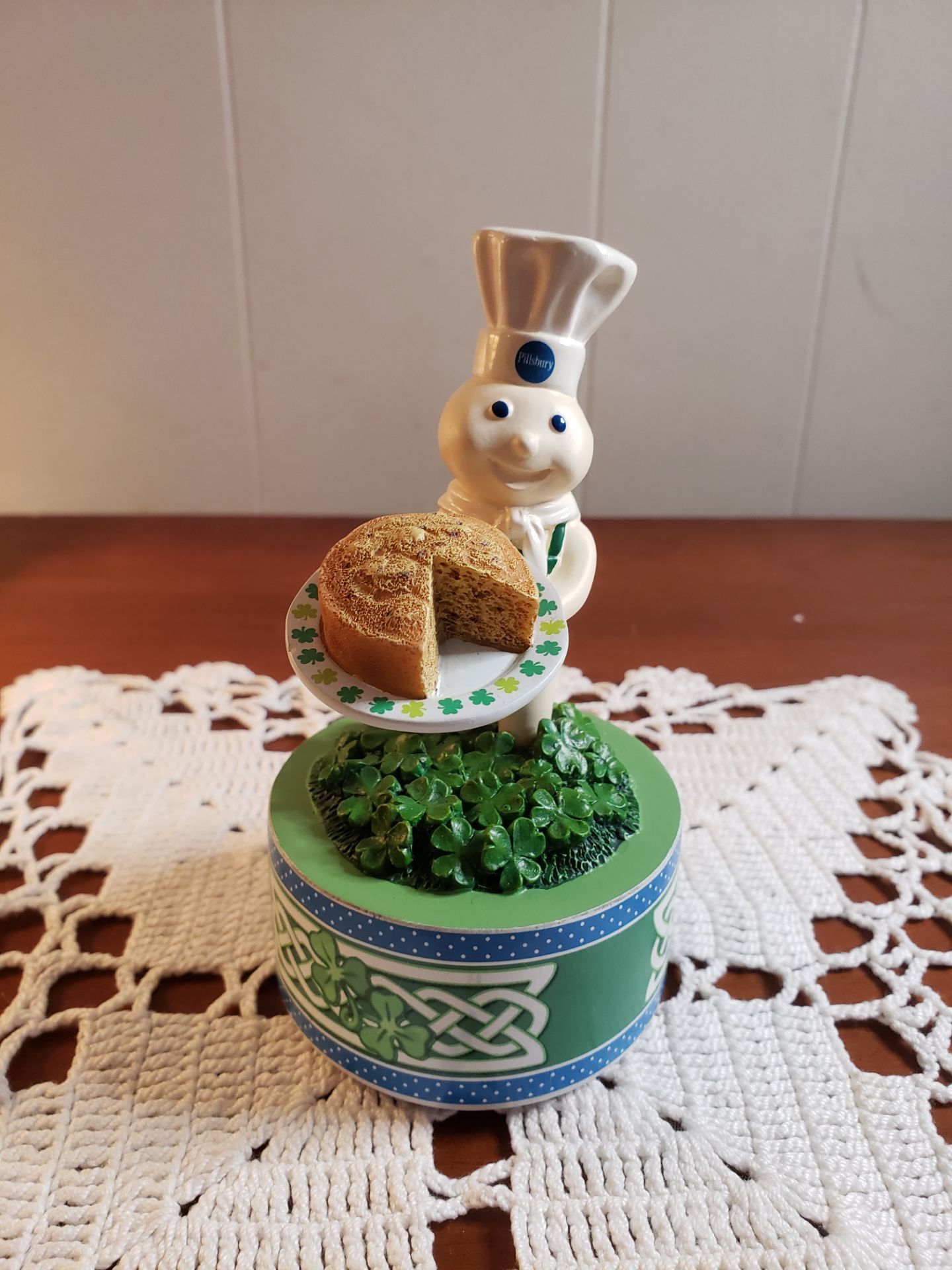 Pillsbury Doughboy "Irish Eyes" Music Box
