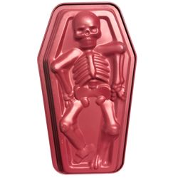 Cook w Color Coffin Skeleton Halloween Cake Pan