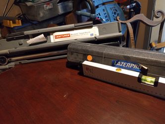 Craftsman Torque Wrench &Laser Pro,level