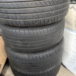 4 Used VW Passat Tires - 215/55R17 - $50