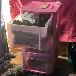 Pink 3 Drawer 