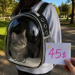 Mochila transportadora para mascotas