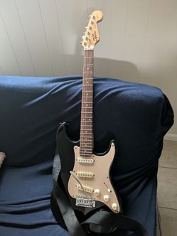 Squier 50th Anniversary Stratocaster Electric Guitar – Black