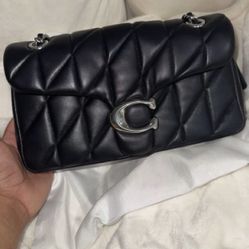 Black & Silver Coach Purse