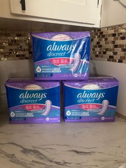 Always Discreet Moderate Long Size 4