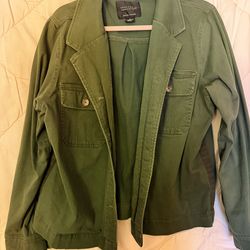 Olive green jacket