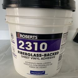 4 Gal. (16 qt.) Fiberglass-Backed Sheet Vinyl Floor Adhesive in Beige