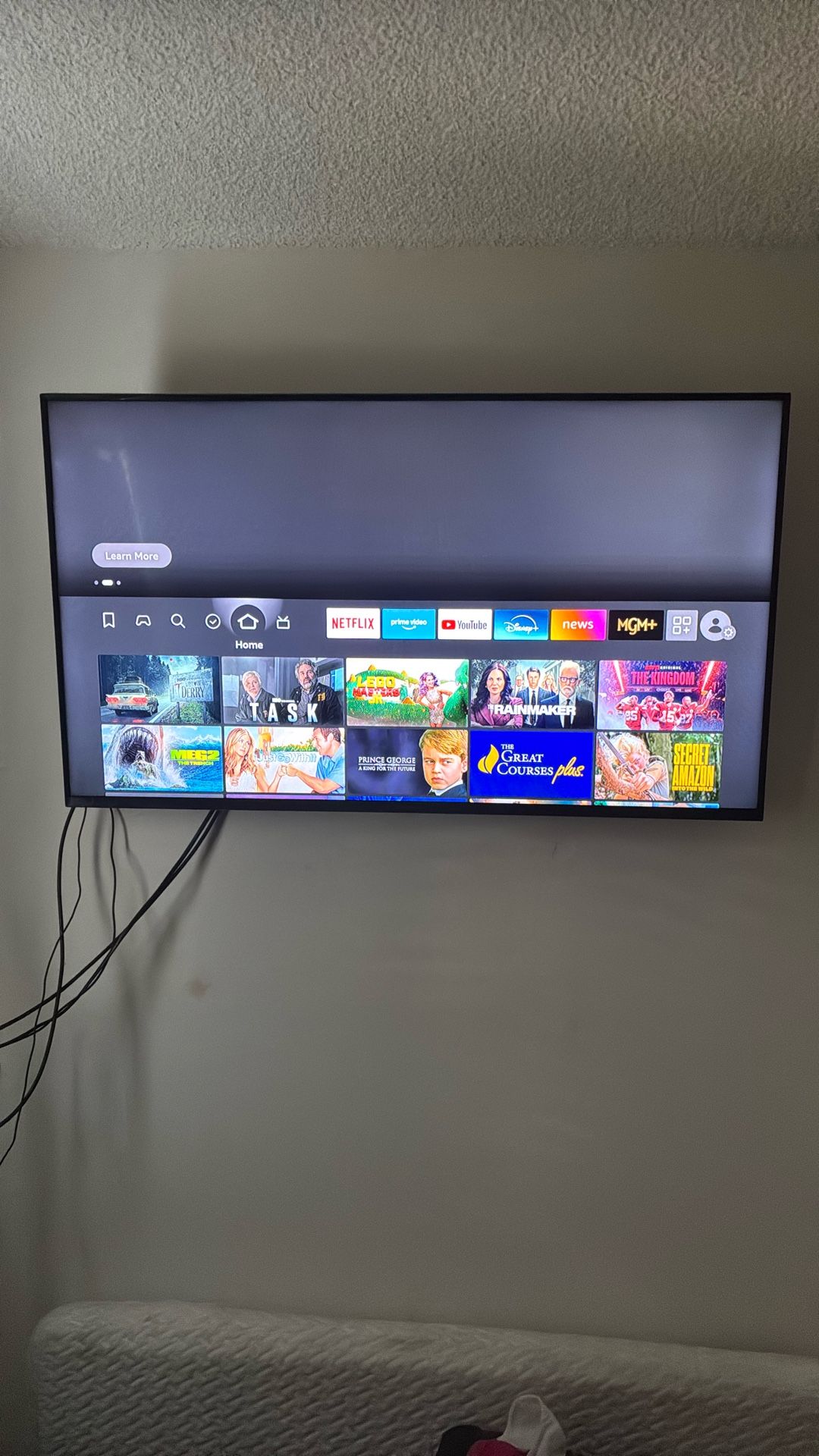 Moving Sale: 55” Flat Screen (not smart) And Wall Mount