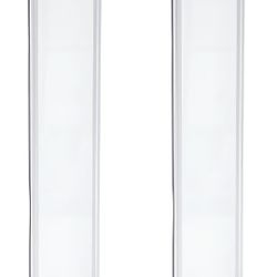 Ireer 2 Pcs Slim Skinny Whiteboard with Tray