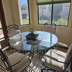 Dining Set With Swivel Chairs and 3 Bar Stools