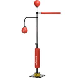 Boxing Bag Stand with Speed Bag and Reaction Bar Challenge