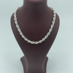 925 Sterling Silver Necklace Rope 