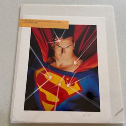 Limited Edition Superman Portrait By Alex Ross Signed & #’ed 215/250 With COA.