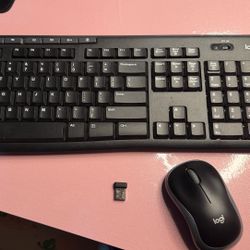Logitech Keyboard And Mouse 