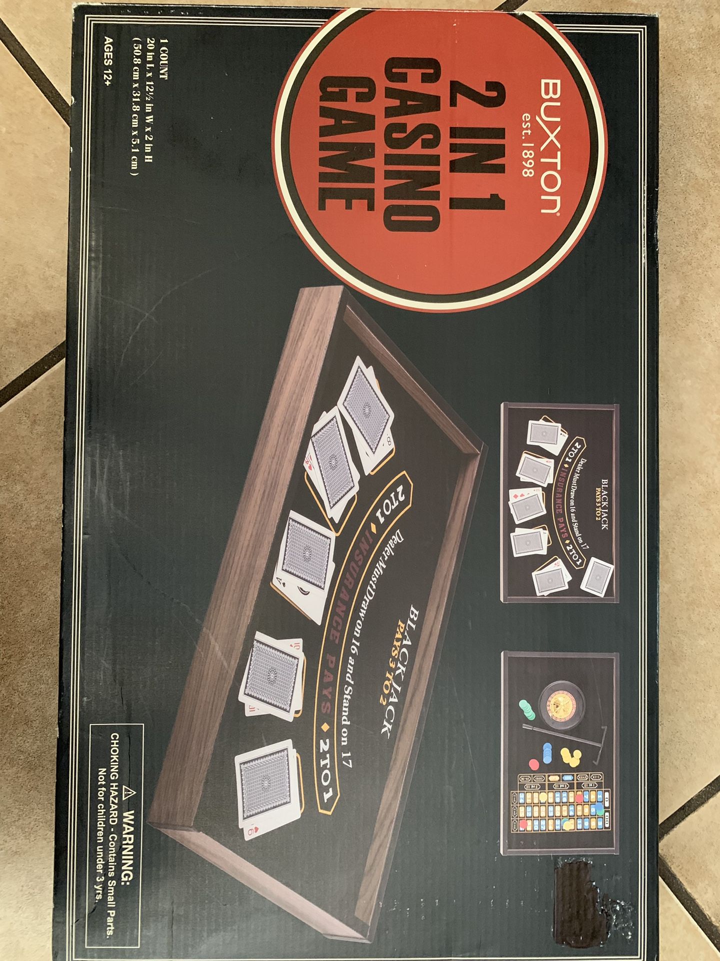 Black jack casino game