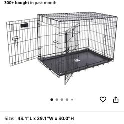 Xxl Precision Pet  43.1x29.1x30 Two Door Pet Crate