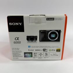 New Sony Alpha A6000 24.3MP Mirrorless Digital Camera