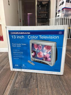NEW open box Durabrand DWT1304 13" Color Television TV Retro Gaming Working w/Remote