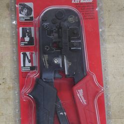 Milwaukee 48-22-3074 Ratcheting Pass-Through Crimper & Stripper NEW OPEN BOX . box was open for inspection.