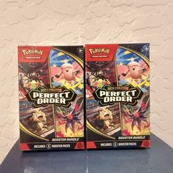 Pokemon TCG Mega Evolution Perfect Order Booster Bundles