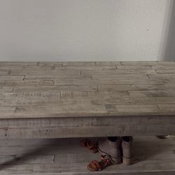Coffee Table With Side Drawers