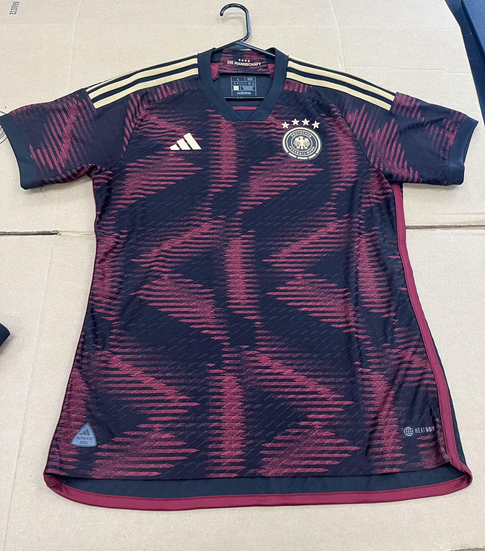 2022 Adidas Germany Authentic Away Jersey