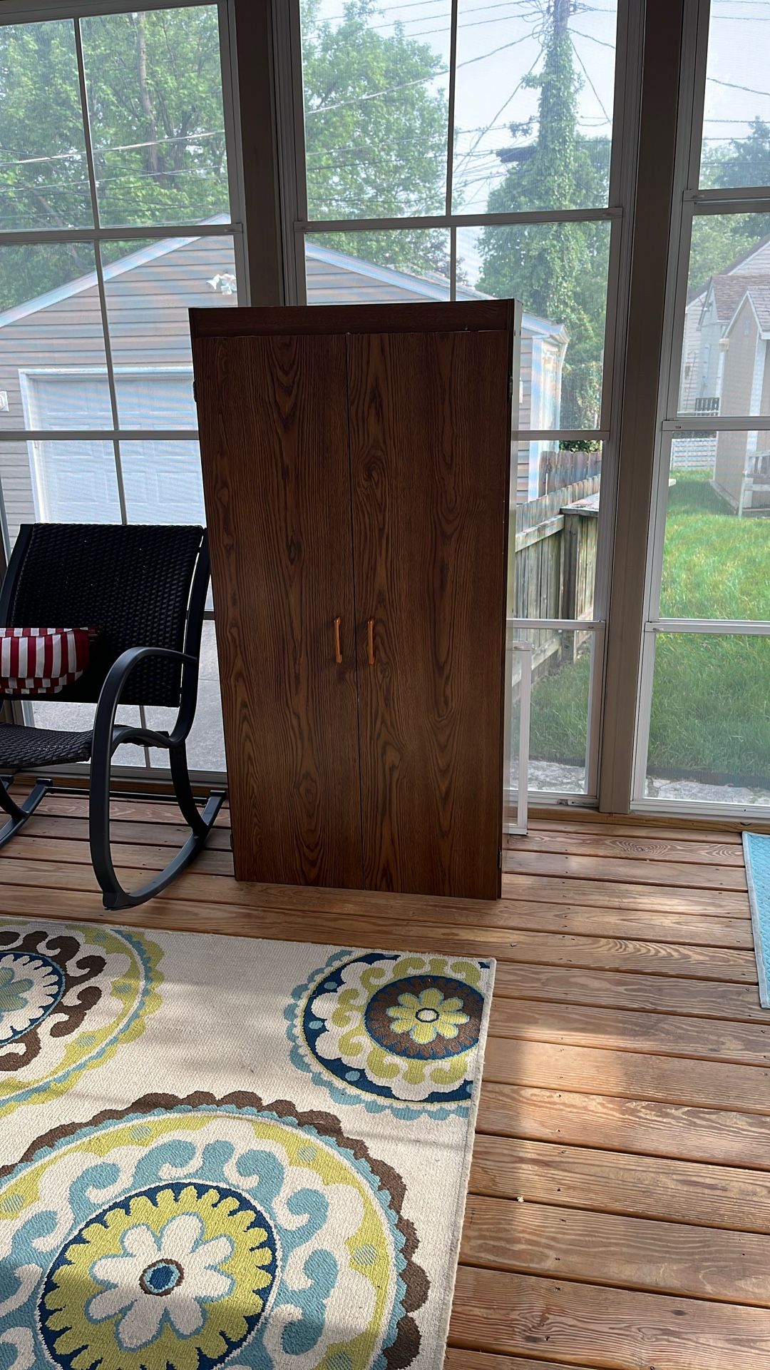 Storage Cabinet With Three Shelves