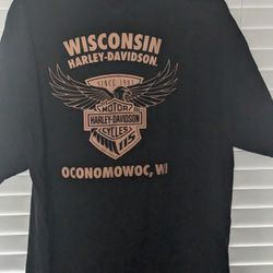 Harley-Davidson 5- Men's Double Side Shirts size 2X, $15 each