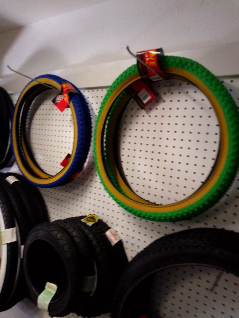 Bike Tires Brand New Only $15 Each Different Sizes Available Limited Time Only.