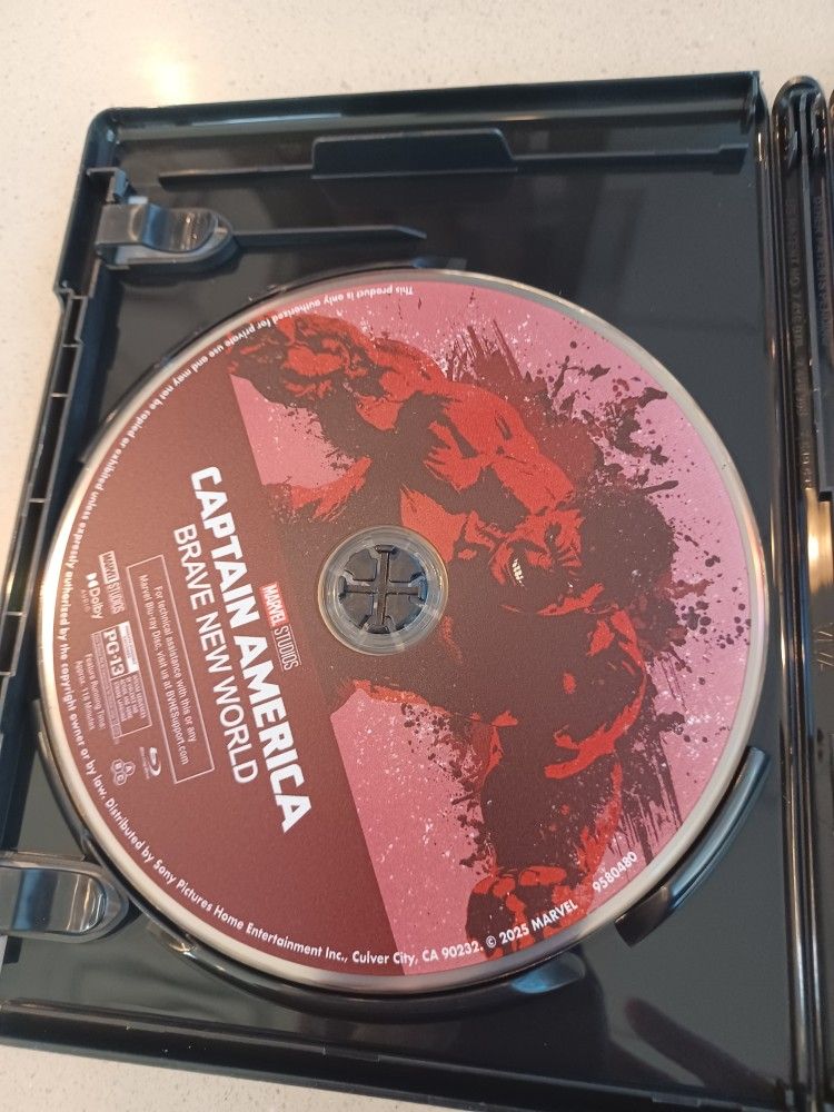Captain America Brave New World Bluray only
