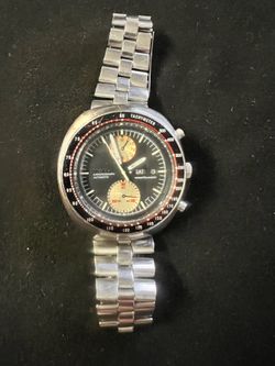 Vintage Sept 1971 Seiko 6138-0011 UFO Yachtsman Chronograph - Original Bracelet