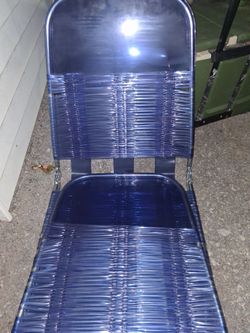 Vintage 90s Jelly Tube Lounge Chair - Blue