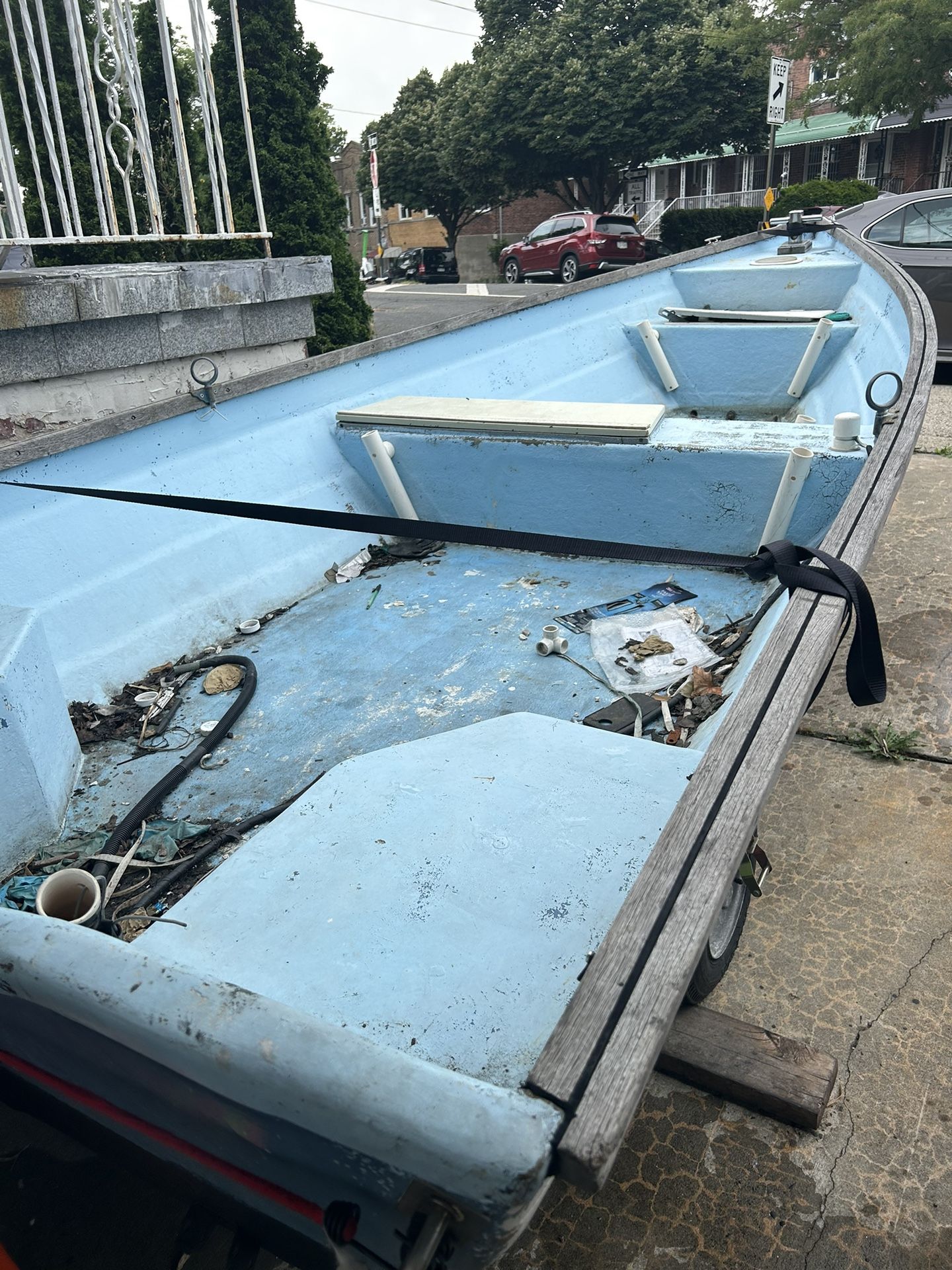 1997 Fishing Boat (14 Ft) With Motor And Trailer