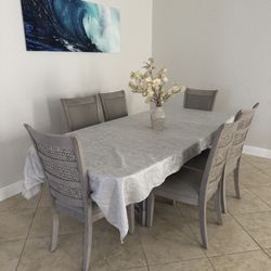 Dining Table With 6 Chairs 