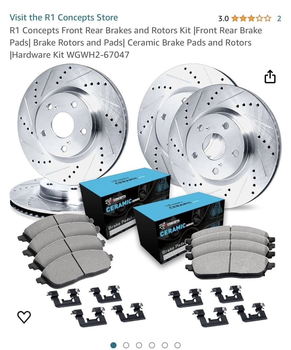 Infinity brake and rotors kit         