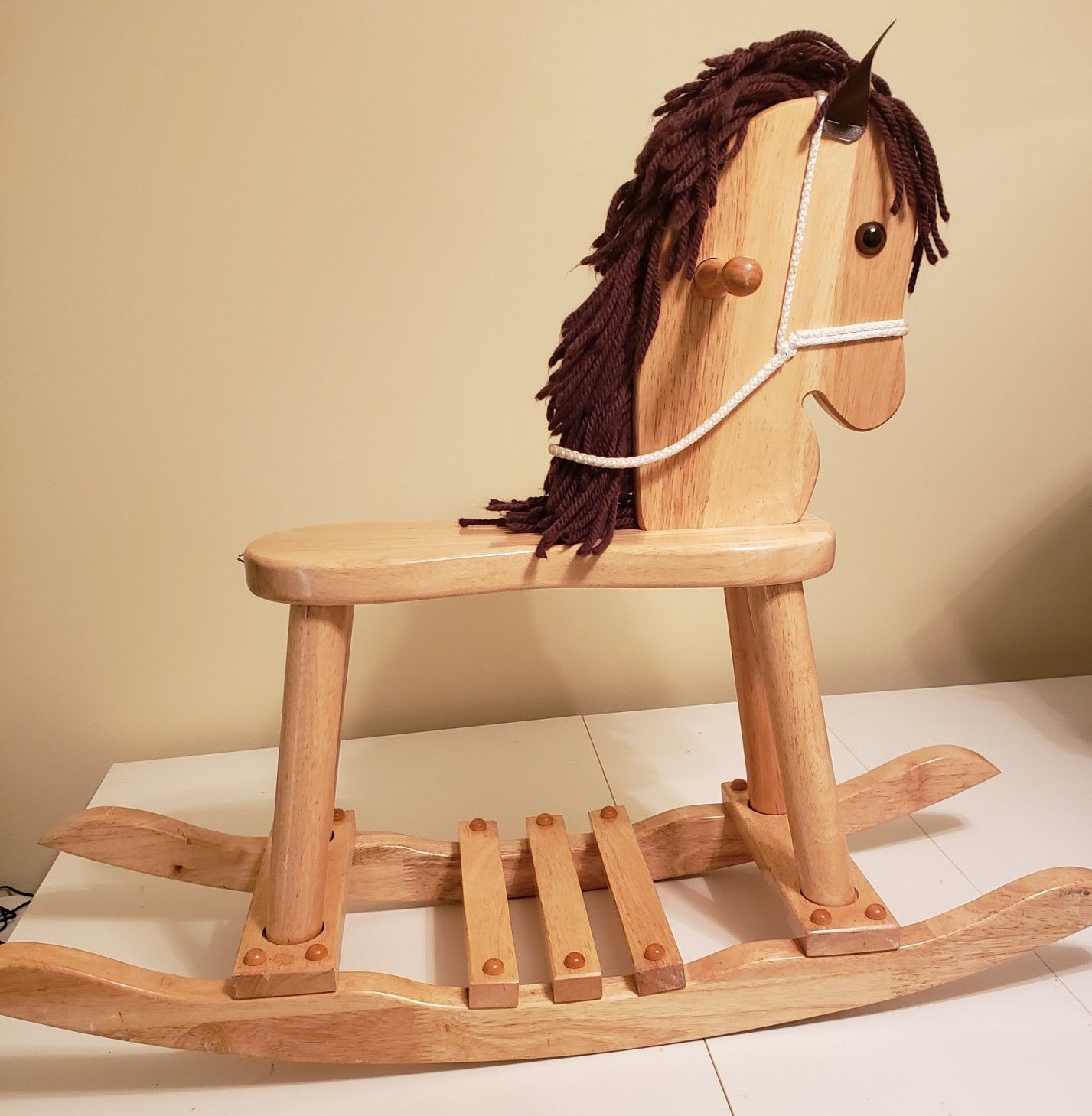 Vintage Wooden rocking horse