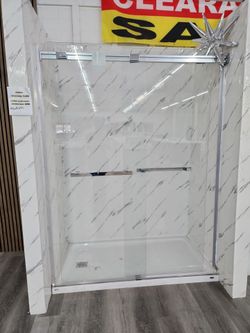 Shower base & Glass Doors