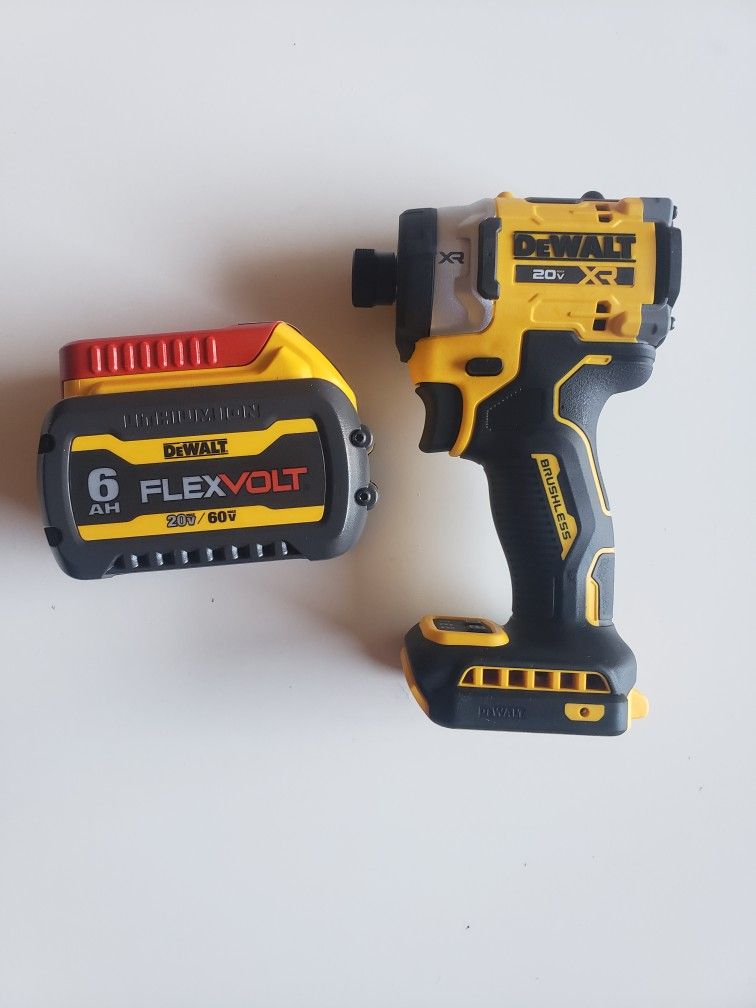 Dewalt 20v XR 3-Speed Impact Driver With 6Ah Battery (No Charger)